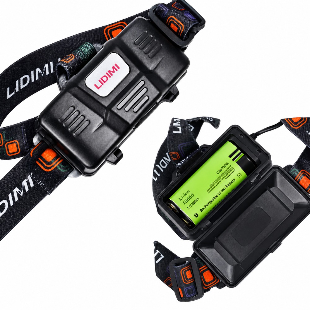 LINTERNA LED FRONTAL DE CABEZA RECARGABLE LIDIMI LD-L469C - 3