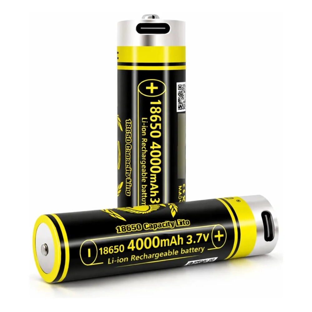 PILA 18650 RECARGABLE 4000MAH USB TIPO C LIITOKALA - 1