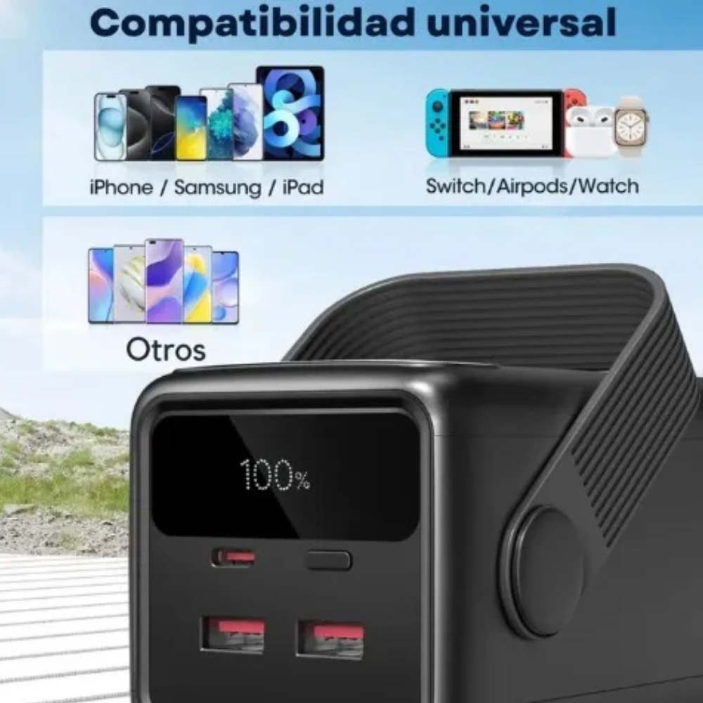 POWER BANK 60000MAH BOSSNEY CARGA RÁPIDA - 6