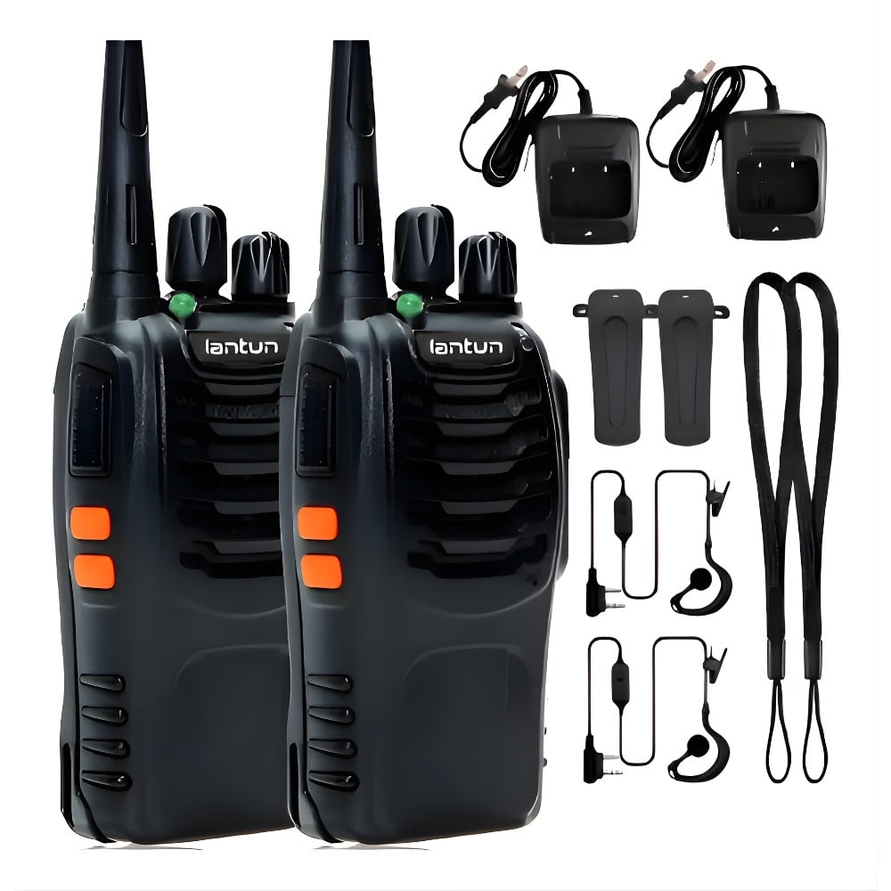PACK 2 WALKIE TALKIE RADIO COMUNICACIÓN 5 KILÓMETROS LANTUN - 1