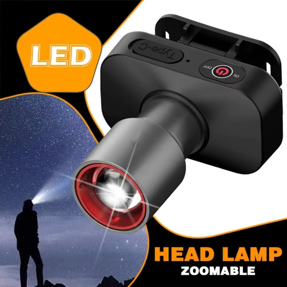 LANTERNA MULTI-FUNCTIONAL HEADLIGHT L-42 USB - 4