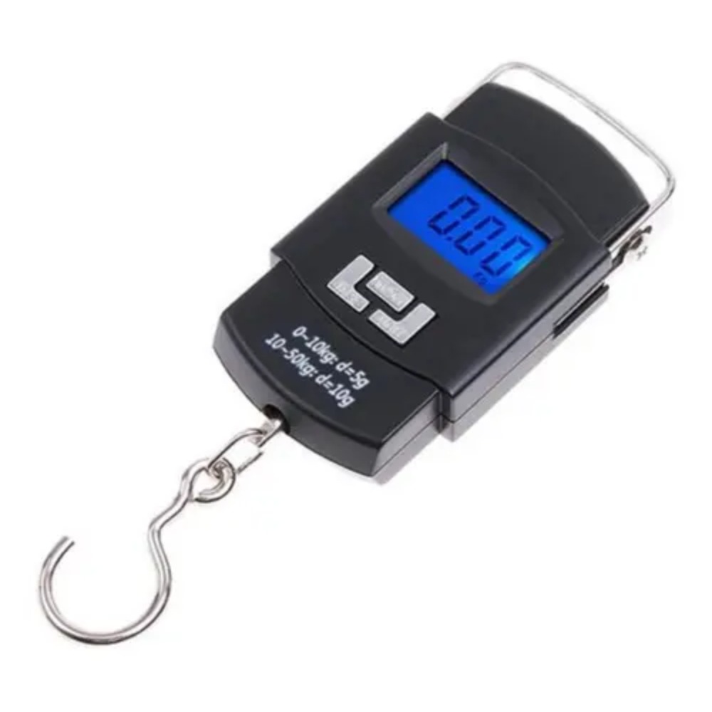 BALANZA DIGITAL PORTATIL DE EQUIPAJE 50KG PARA VIAJEROS - 1