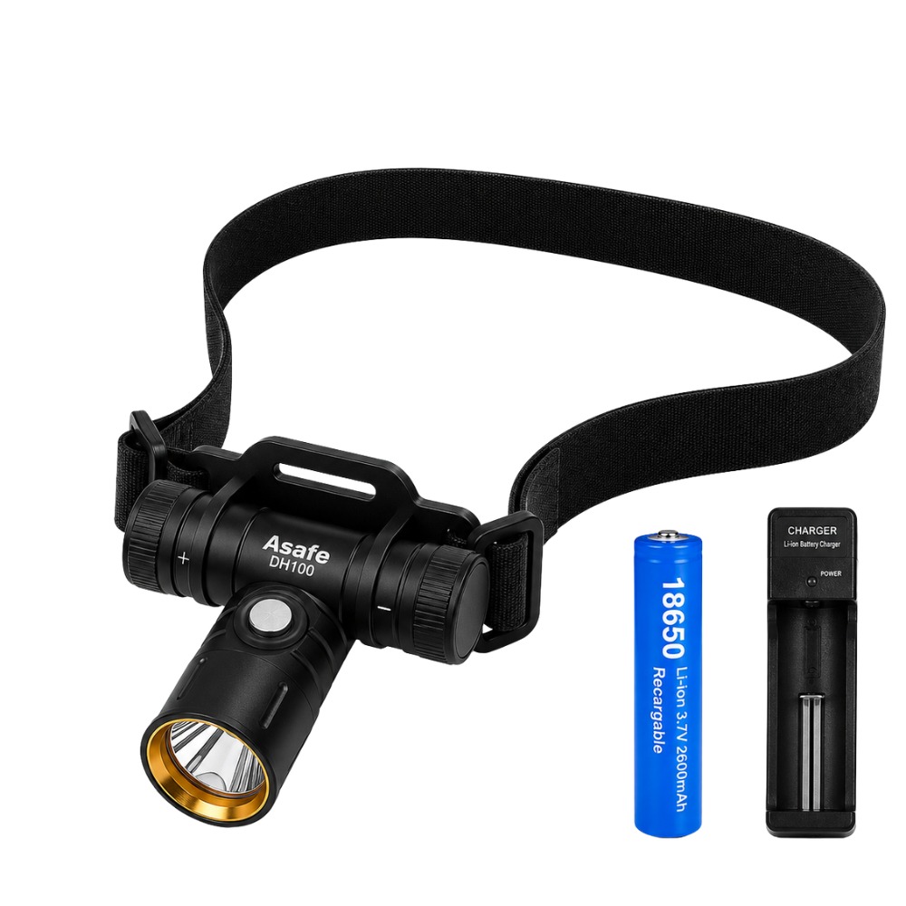 LINTERNA SUBMARINA DH100 LED L2 10W IMPERMEABLE IPX8 - 1