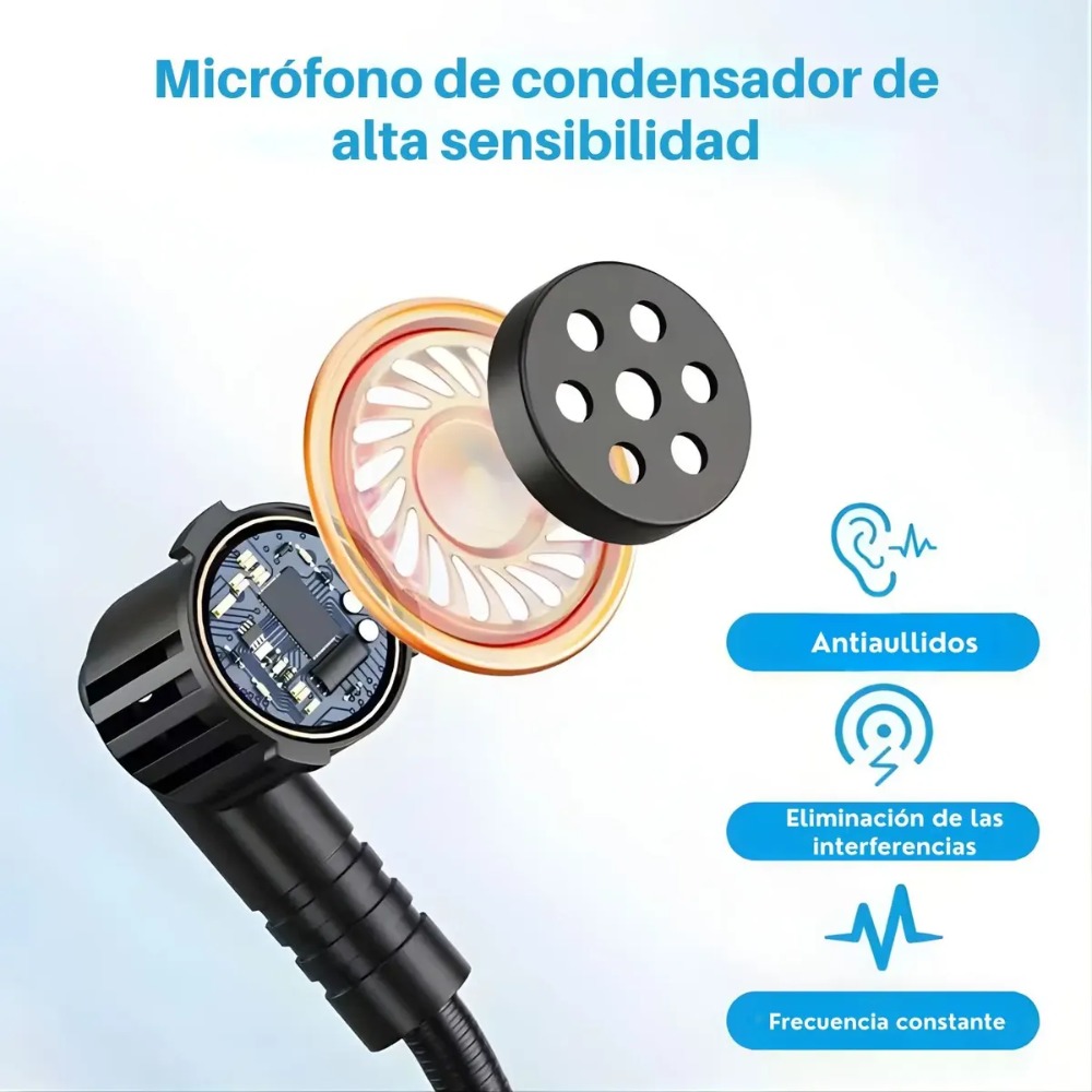 MICRÓFONO INALÁMBRICO DUAL DIADEMA Y MANO 2.4G - 6