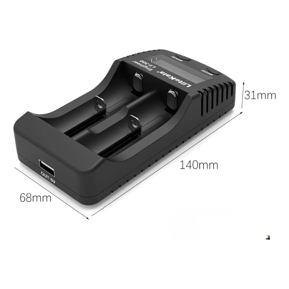 CARGADOR LIITOKALA LII-300 PARA BATERÍAS 18650 AA AAA - 2