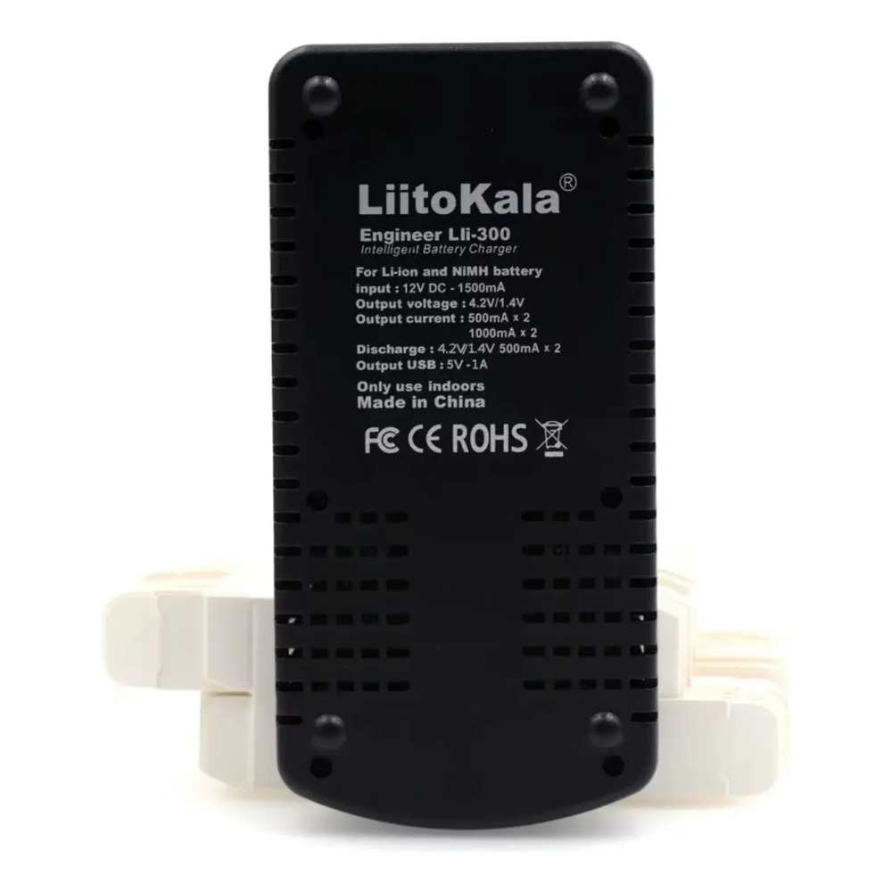 CARGADOR LIITOKALA LII-300 PARA BATERÍAS 18650 AA AAA - 4