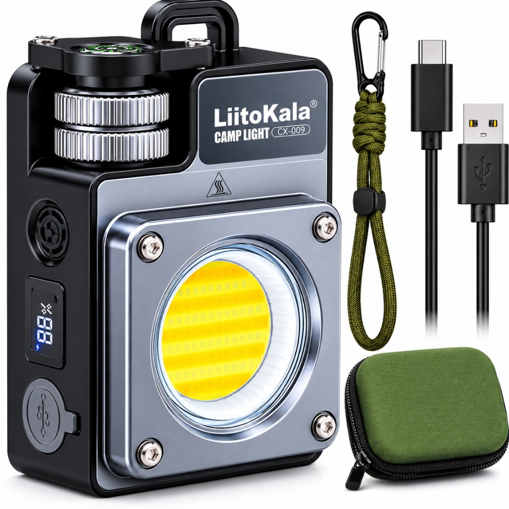 LIITOKALA XY-009 LINTERNA DE CAMPING, EMERGENCIA, TRABAJO Aleatorio - 5