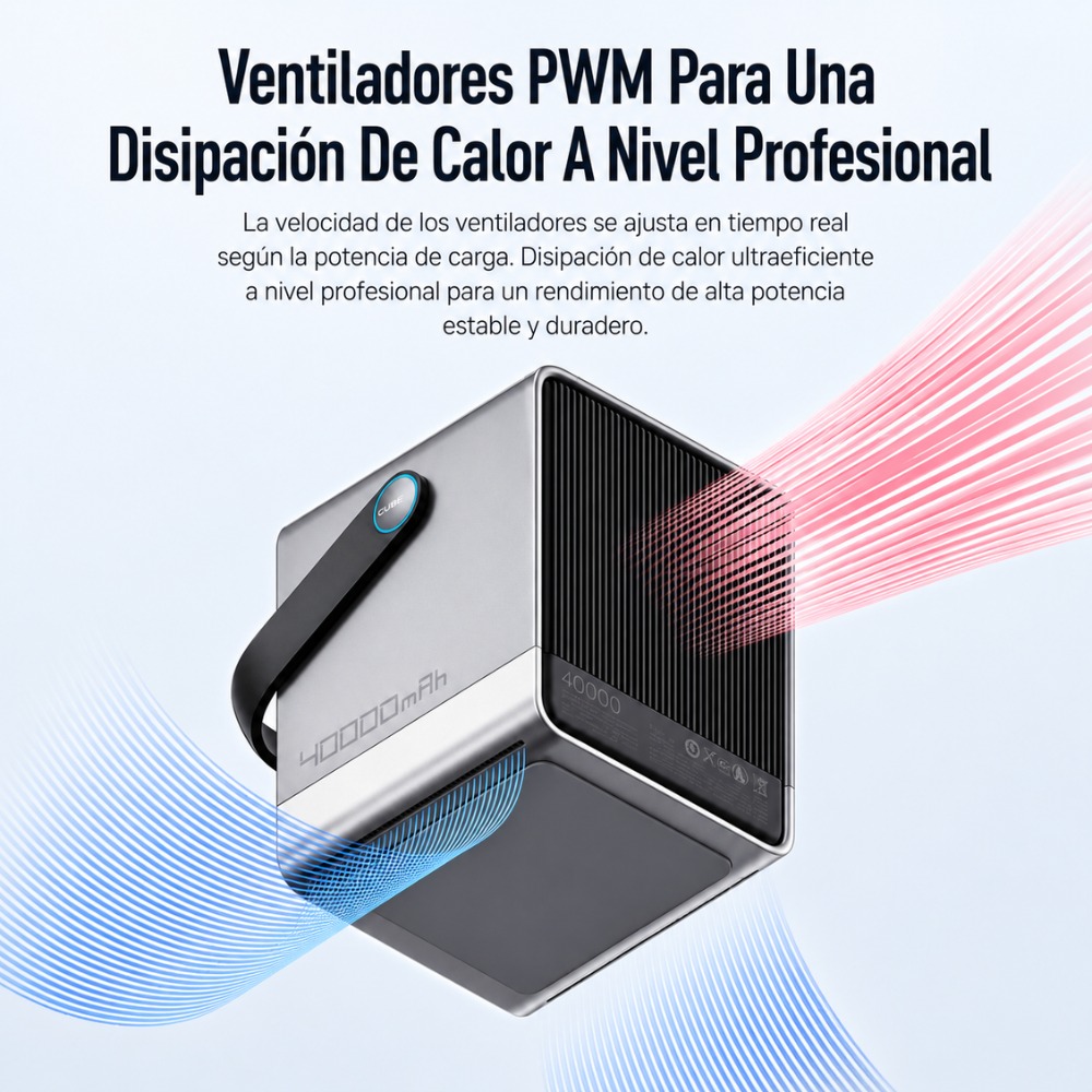 POWER BANK PORTÁTIL 40000MAH 300W PARA LAPTOP Y CELULAR - 4