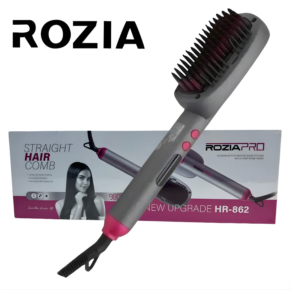 CEPILLO TÉRMICO ROZIAPRO MODELO HR862 PLANCHA SECADORA CERAM - 8