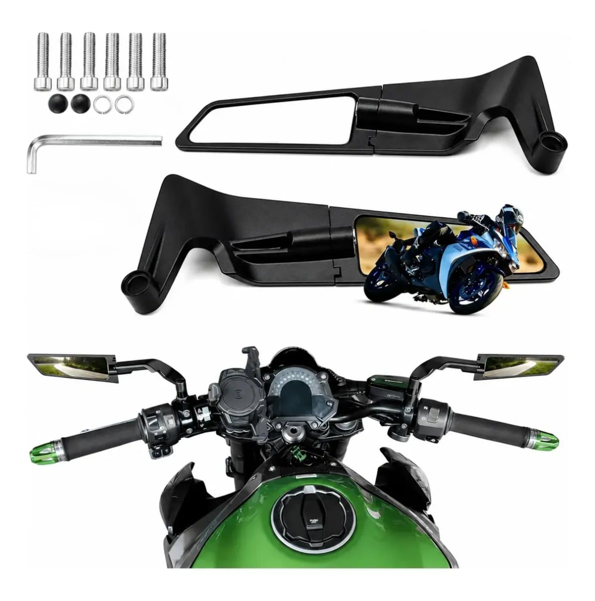 ESPEJOS ALERÓN PARA MOTO - 2