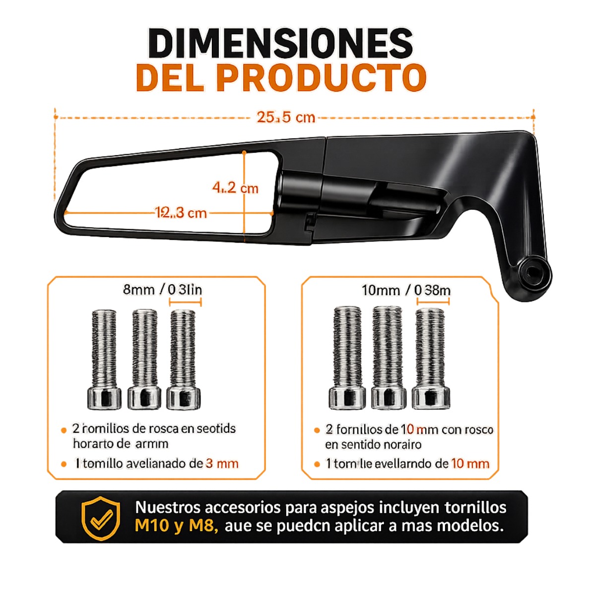 ESPEJOS ALERÓN PARA MOTO - 3
