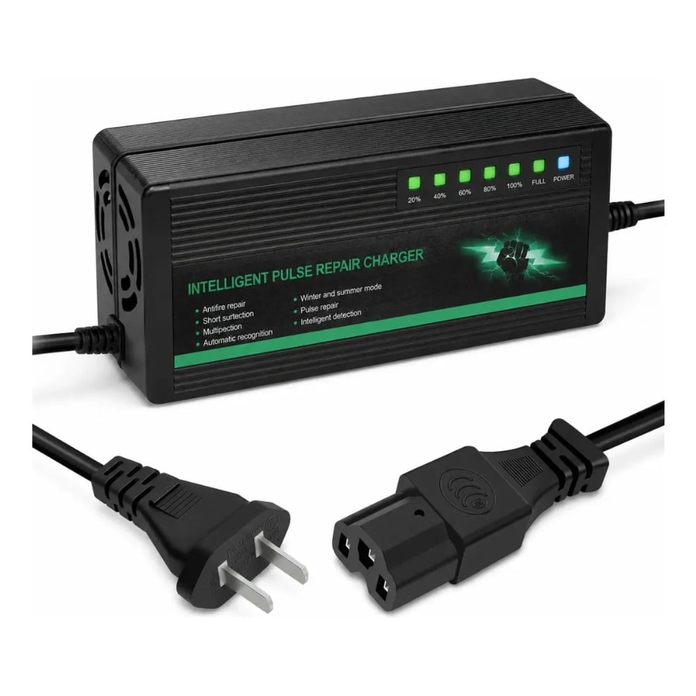 CARGADOR BATERÍA MOTO ELÉCTRICA 72V PLOMO ÁCIDO - 1