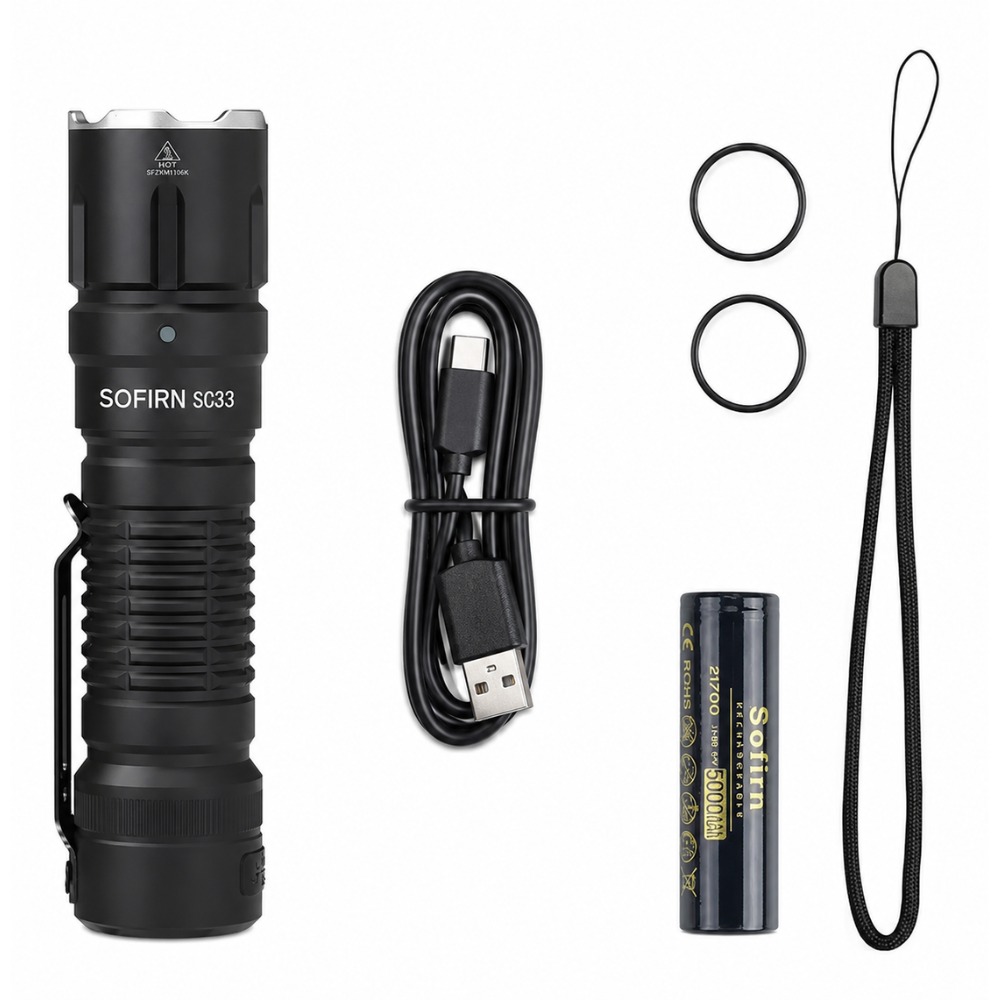 LINTERNA LED SOFIRN SC33 POTENTE DE 5200 LÚMENES - 1