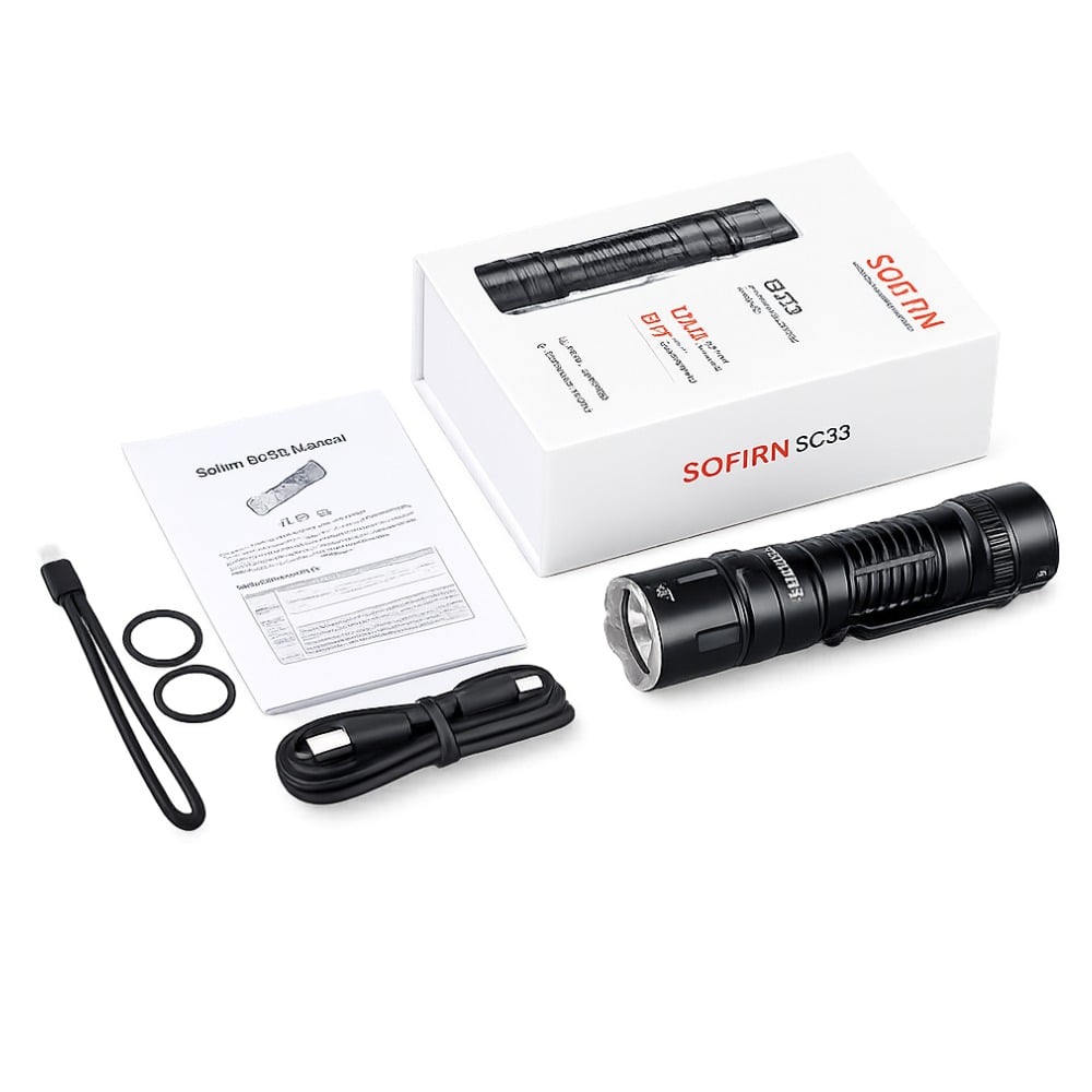 LINTERNA LED SOFIRN SC33 POTENTE DE 5200 LÚMENES - 3