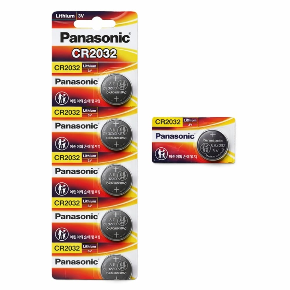 PILAS CR2032 3V LITIO X 5 UNIDADES PANASONIC - 1