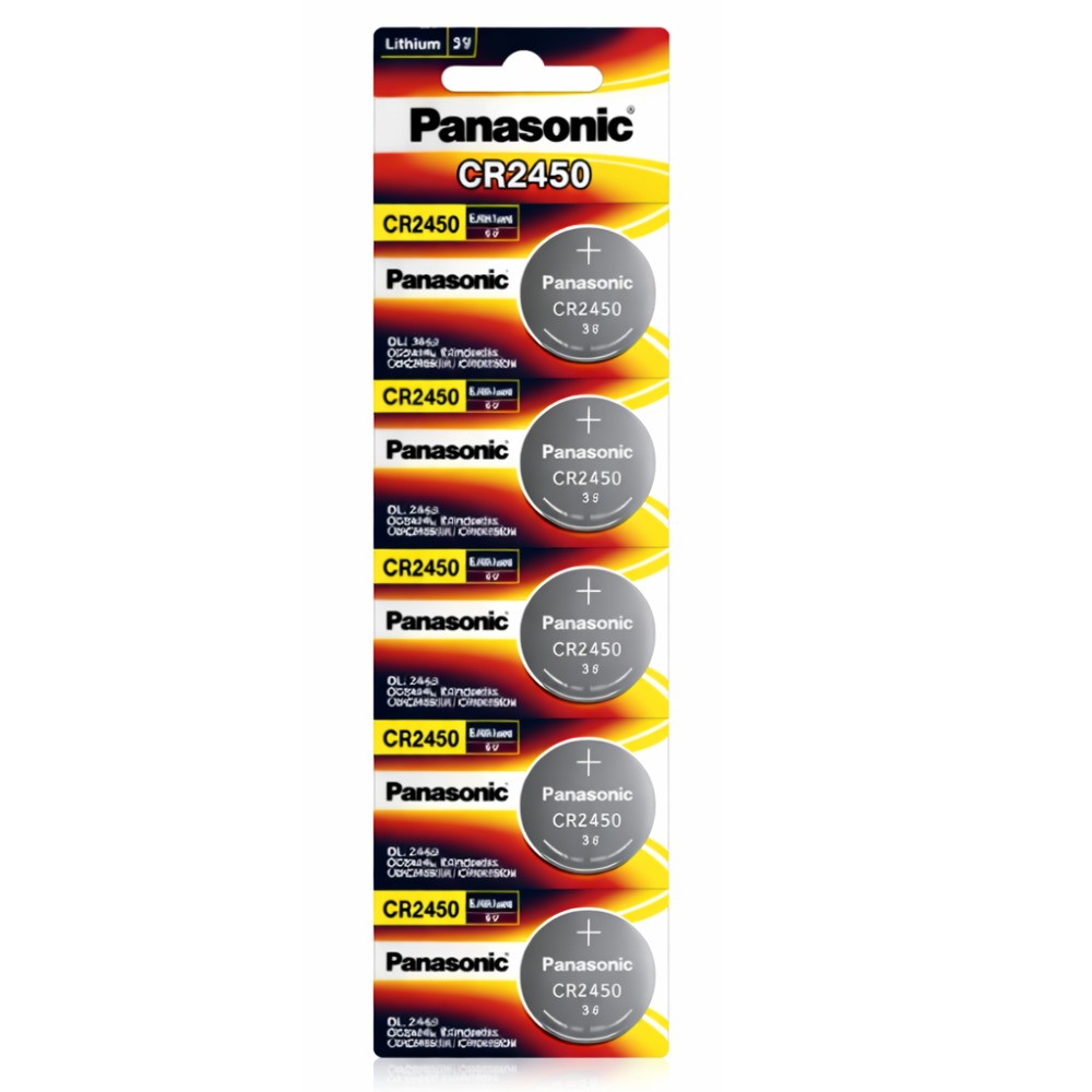 PANASONIC PILA DE LITIO CR2450 (3V)- BLISTER X 5 UNID - 1