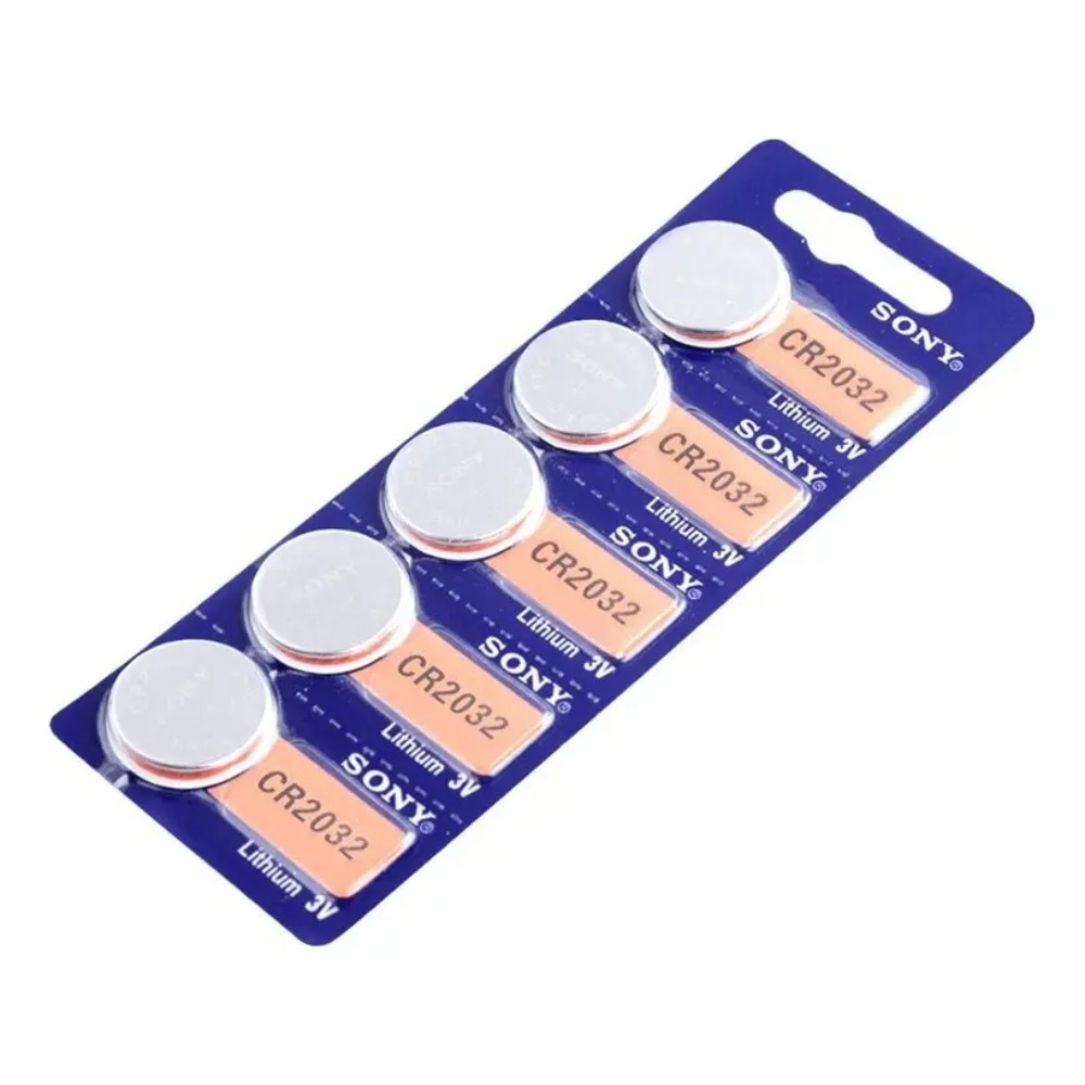5 PILAS CR2032 - SONY - BATERÍA DE LITHIUM 3V - 2032 - 2