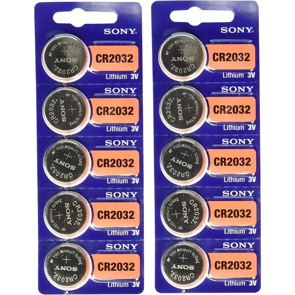 5 PILAS CR2032 - SONY - BATERÍA DE LITHIUM 3V - 2032 - 5