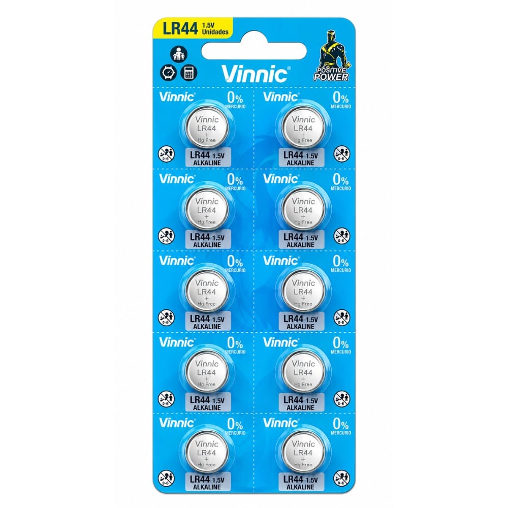 PILAS LR44 AG13 1.5V PARA ELECTRÓNICOS PACK X10 - 2