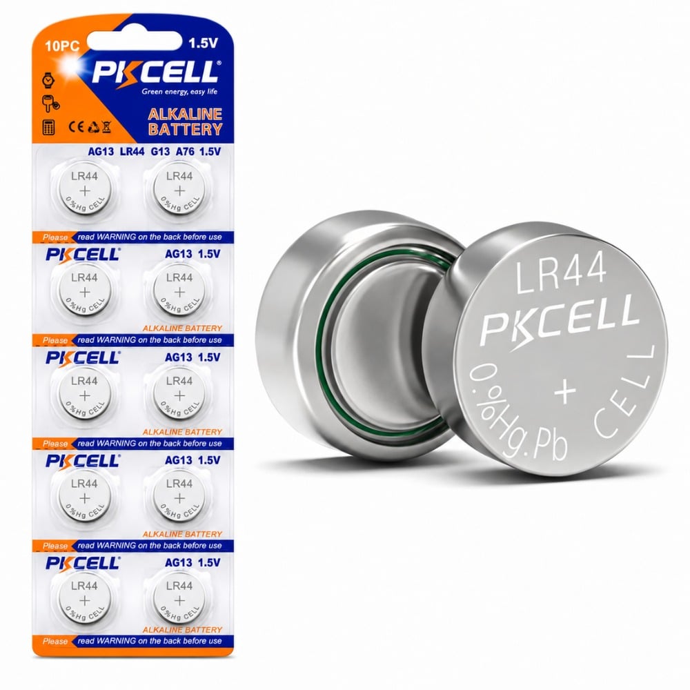 PKCELL PILAS BOTÓN LR44 AG13 PARA JUGUETES Y CONTROLES X10 - 1