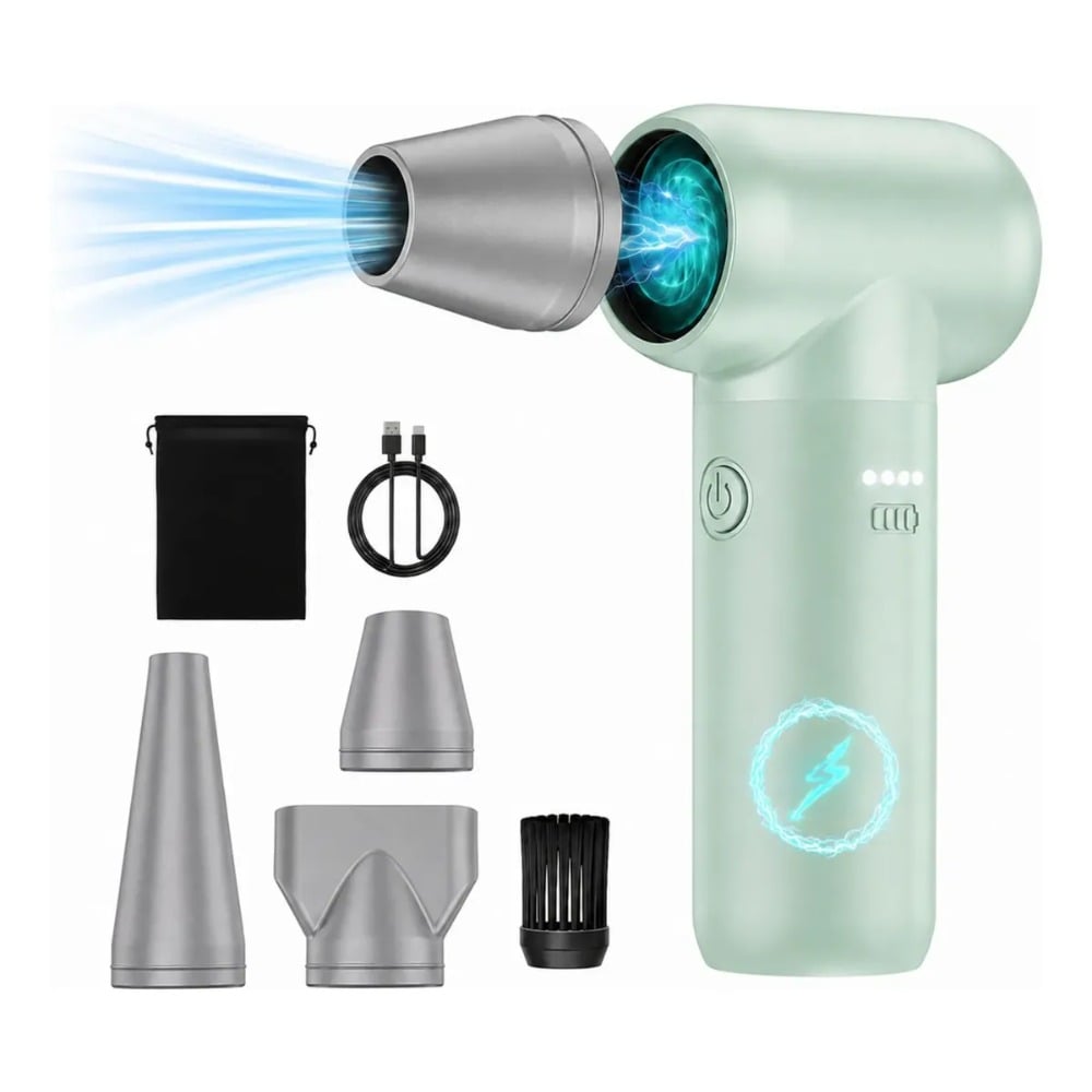 SOPLADOR DE AIRE POTENTE 180000 RPM 9000MAH 3 VELOCIDADES - 1