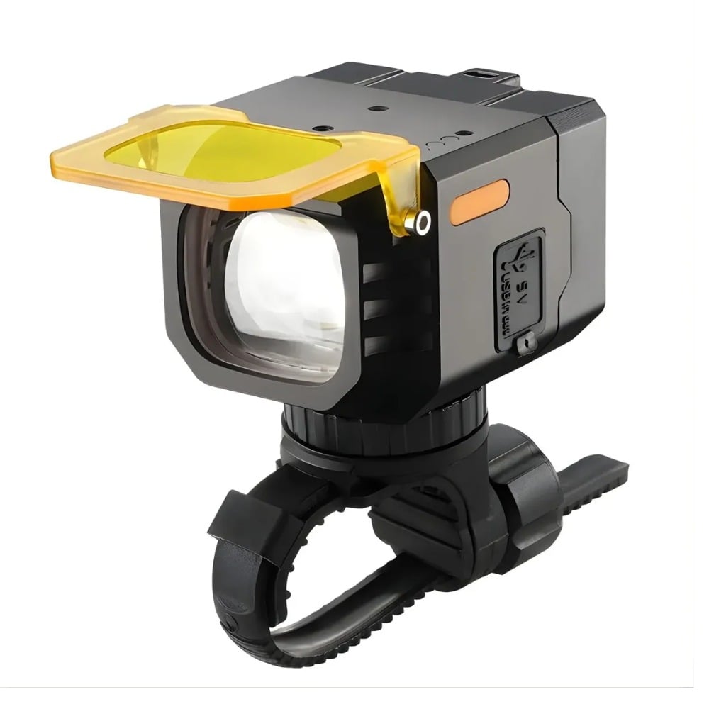 LUZ DELANTERA BICICLETA ANTINIEBLA 650 LM RECARGABLE USB-C - 1