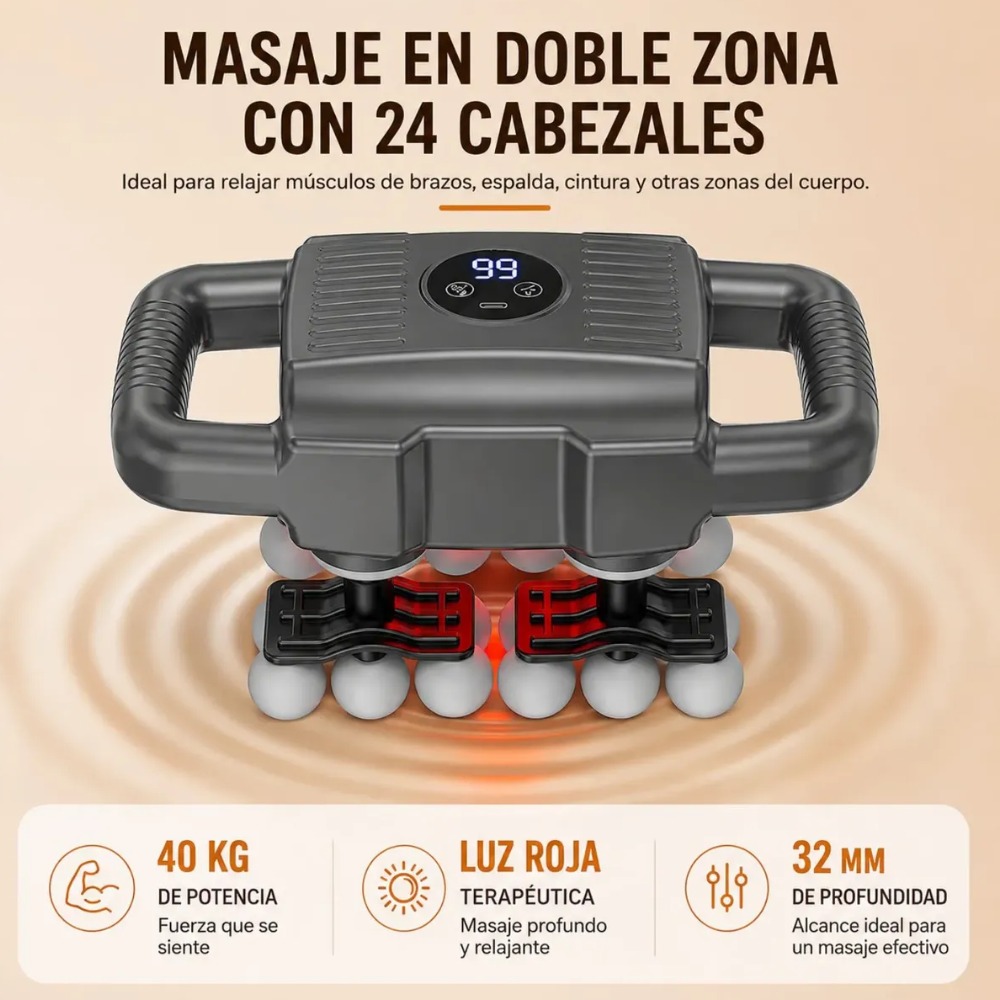 MASAJEADOR CORPORAL VICTORIA HAN 24 CABEZALES 20 NIVELES - 2