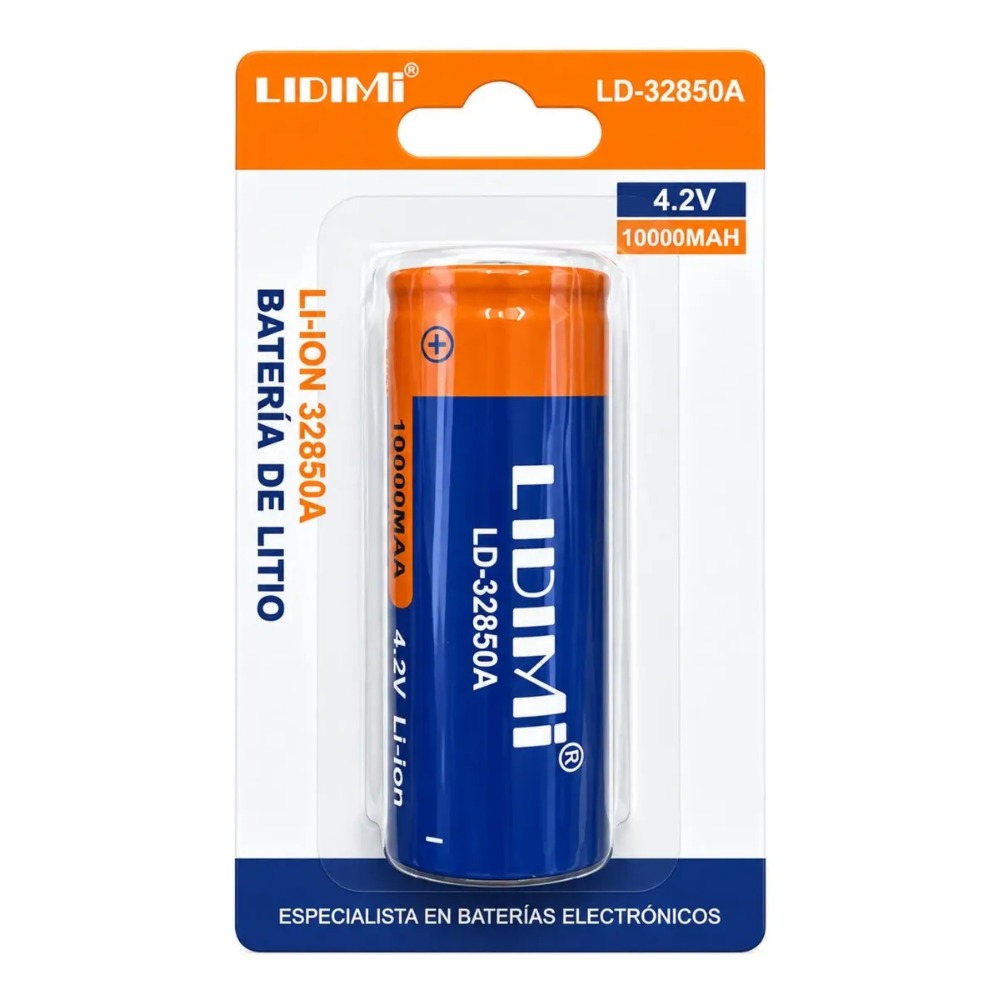 BATERÍA DE LITIO LIDIMI LD-32850A 4.2V 10000MAH LI-ION - 1