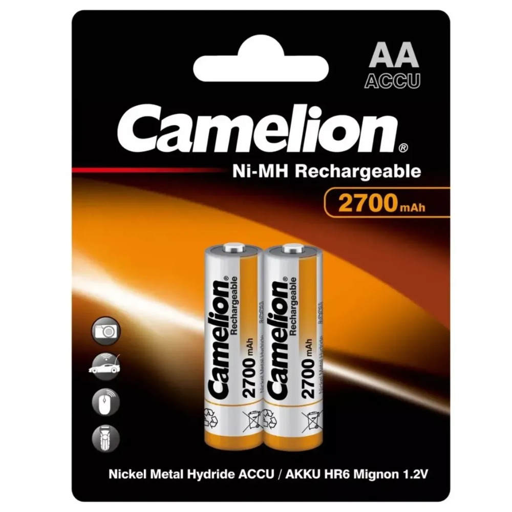 PILAS AA RECARGABLE 2700MAH ALTA CAPACIDAD PARA DISPOSITIVOS - 1