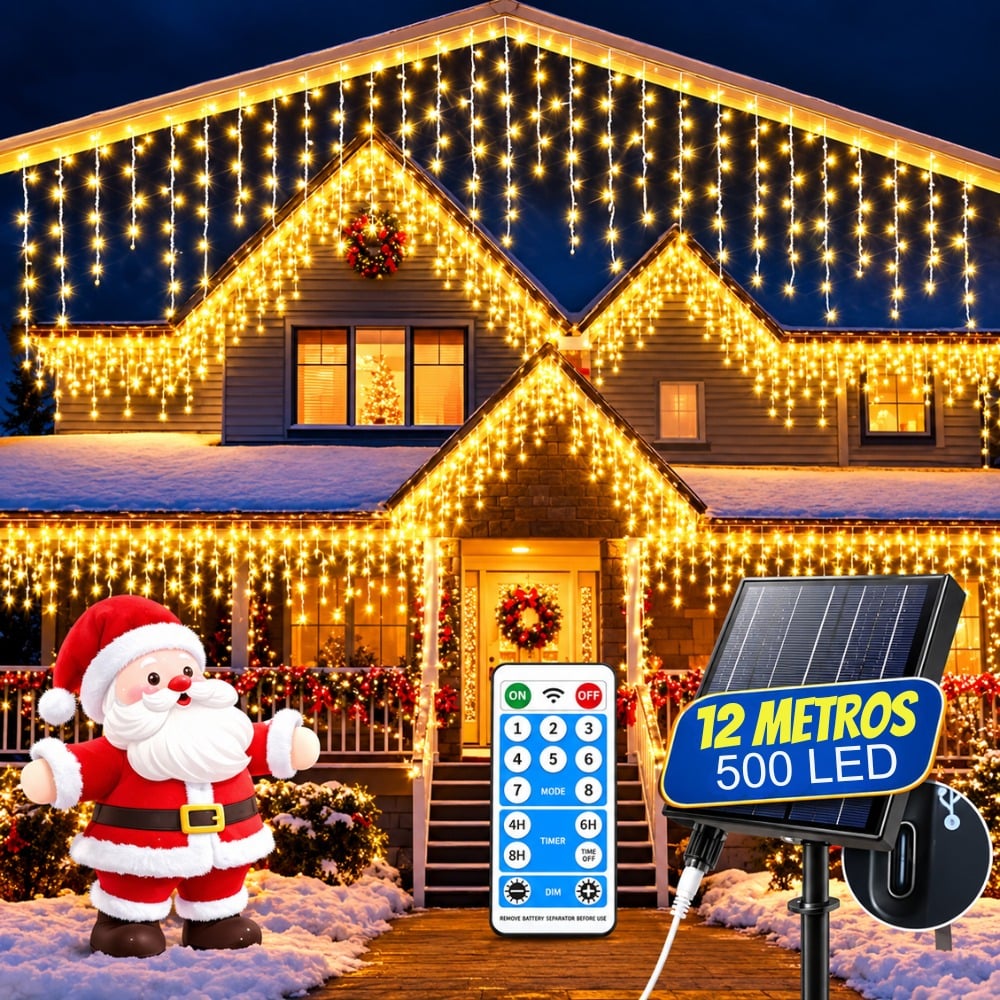 LUCES DE NAVIDAD CASCADA 500 LED 12 METROS - 1