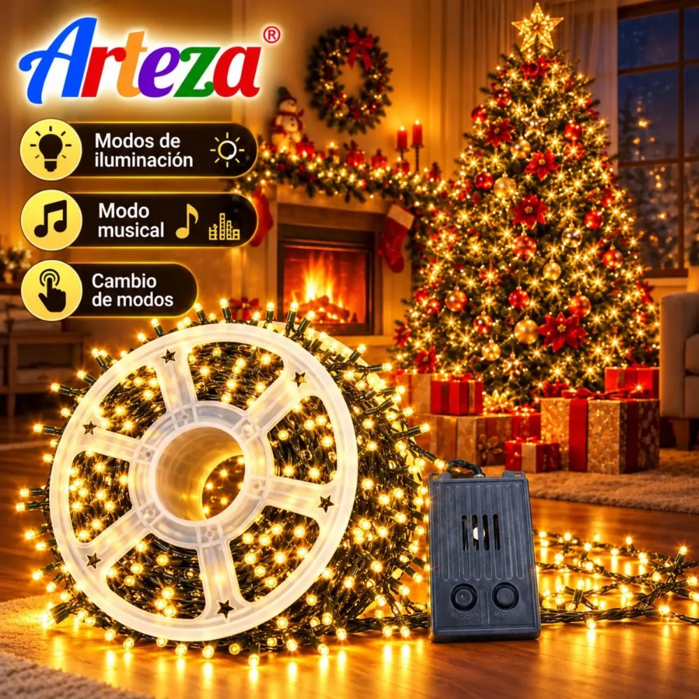 LUCES NAVIDEÑAS LINEALES 100 METROS 1000 LED - 2