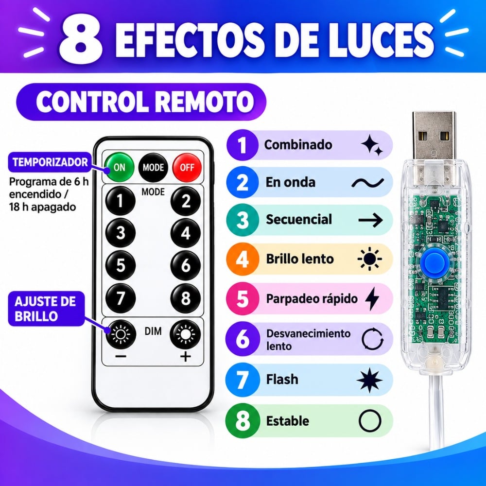 CORTINA DE LUCES 300 LED NAVIDAD 3X3 METROS AMARILLO CALIDA - 6