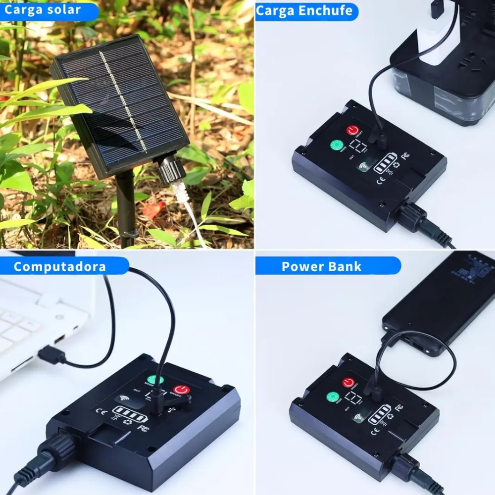 LUCES DE NAVIDAD SOLARES RECARGABLES 33M 500 LED MULTICOLOR - 7