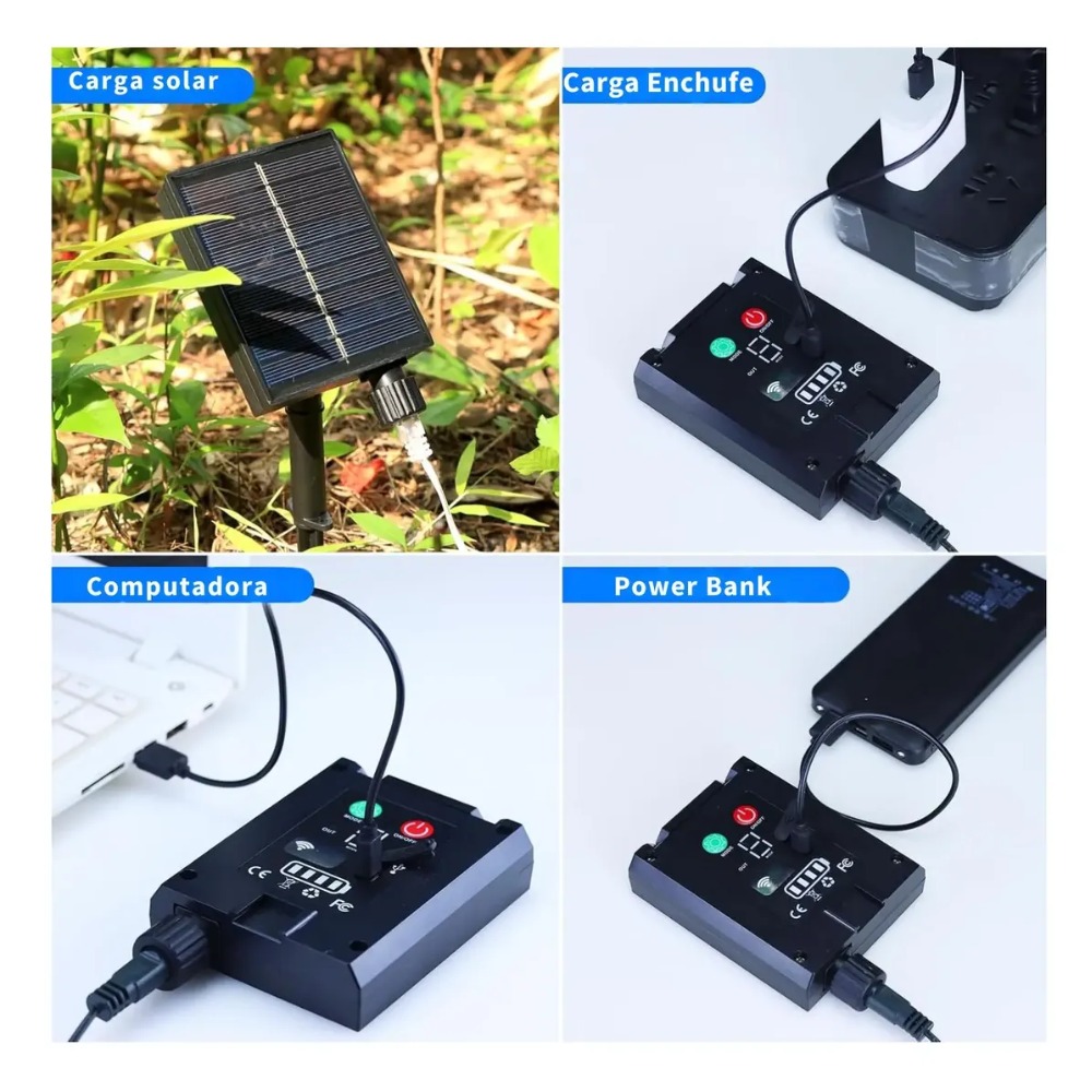 LUCES DE NAVIDAD SOLARES RECARGABLES 33M 500 LED ANARILLO - 7
