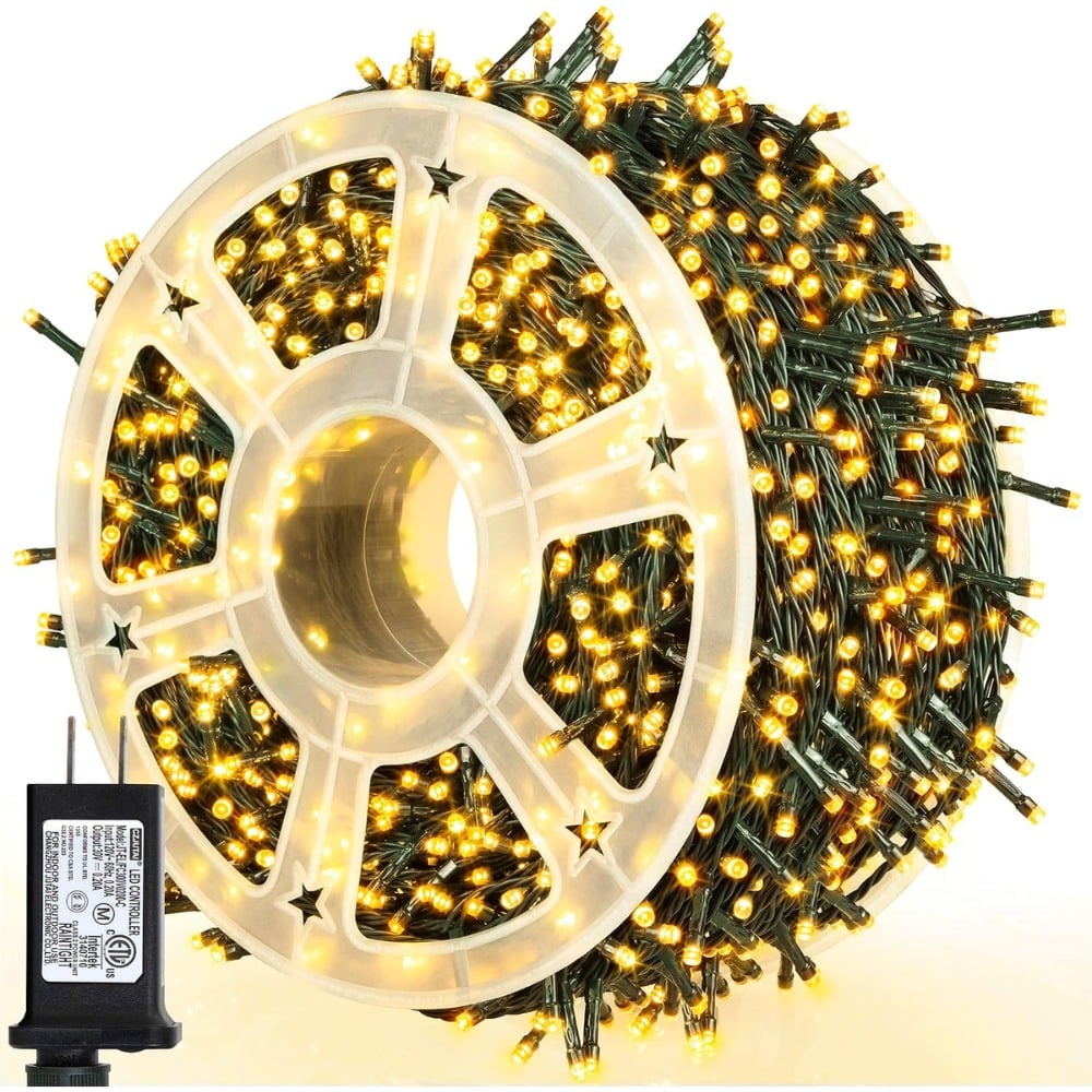 LUCES NAVIDEÑAS LINEAL EMPAVONADO 50 METROS - 3