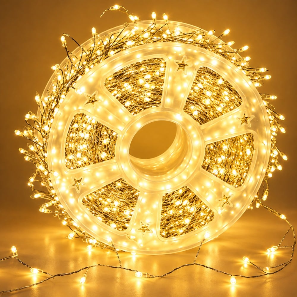 LUCES NAVIDEÑAS HADA ESPIGA 100 MT CON CONTROLADOR 2000 LED - 4