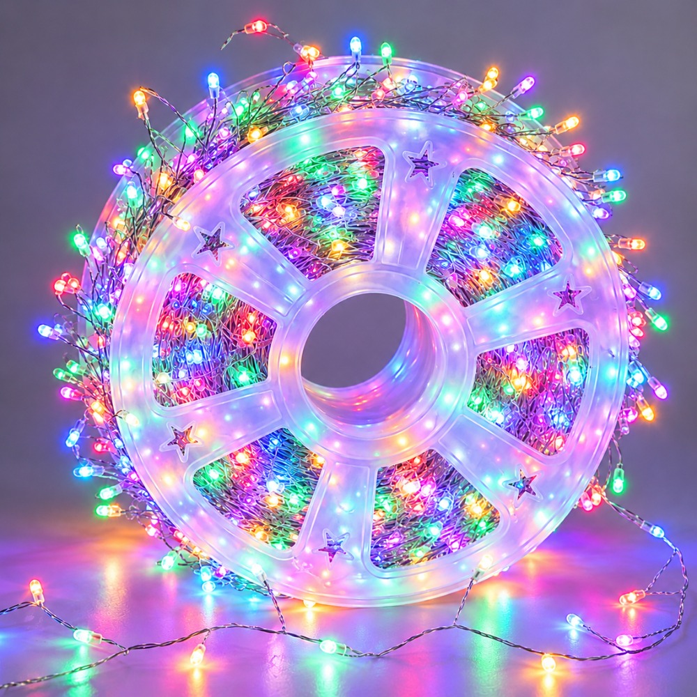LUCES NAVIDEÑAS HADA ESPIGA 100M CONTROL 2000LED MULTICOLOR - 3