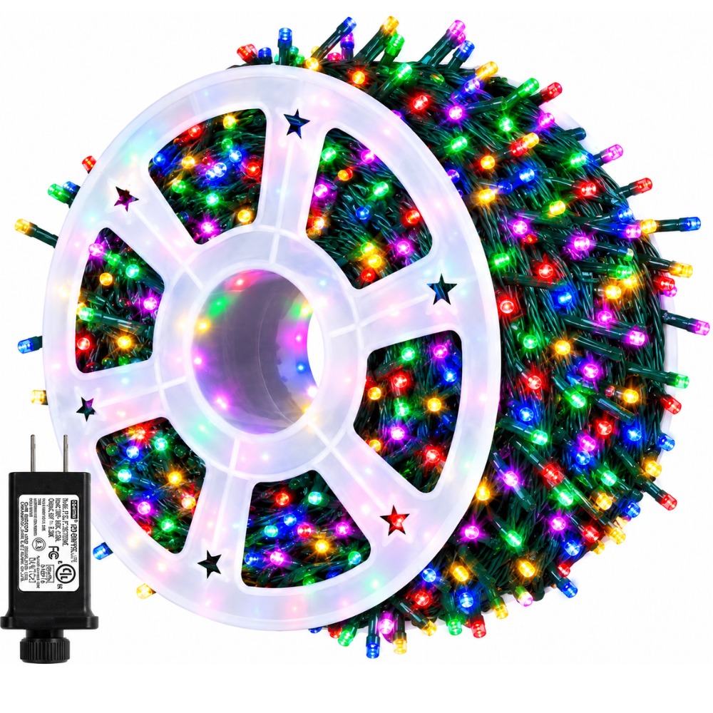 LUCES NAVIDEÑAS LINEAL EMPAVONADO 50 METROS MULTICOLOR - 2