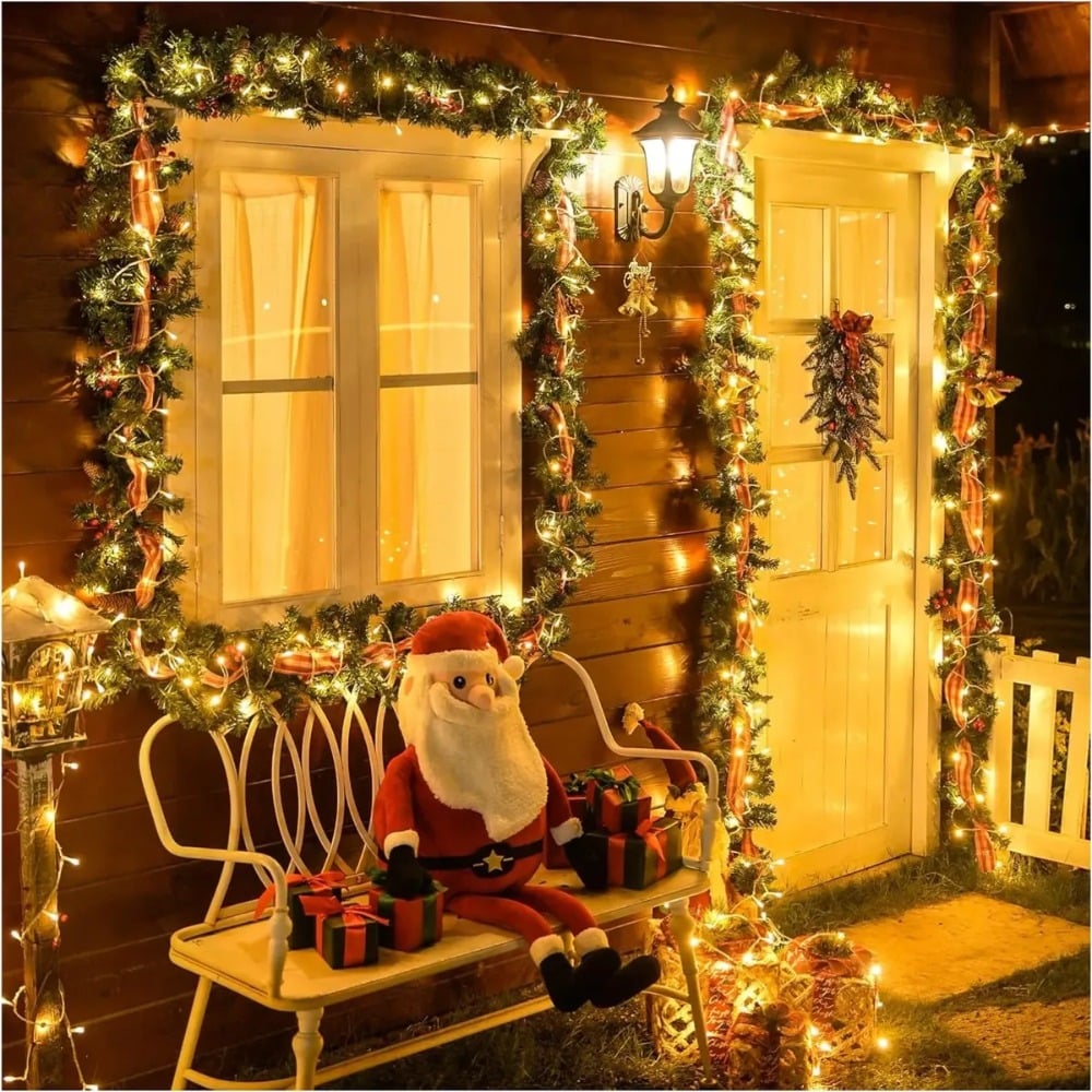 LUCES DE NAVIDAD 50M 600 LED CÁLIDAS MUSICAL CARRETE LINEAL - 7