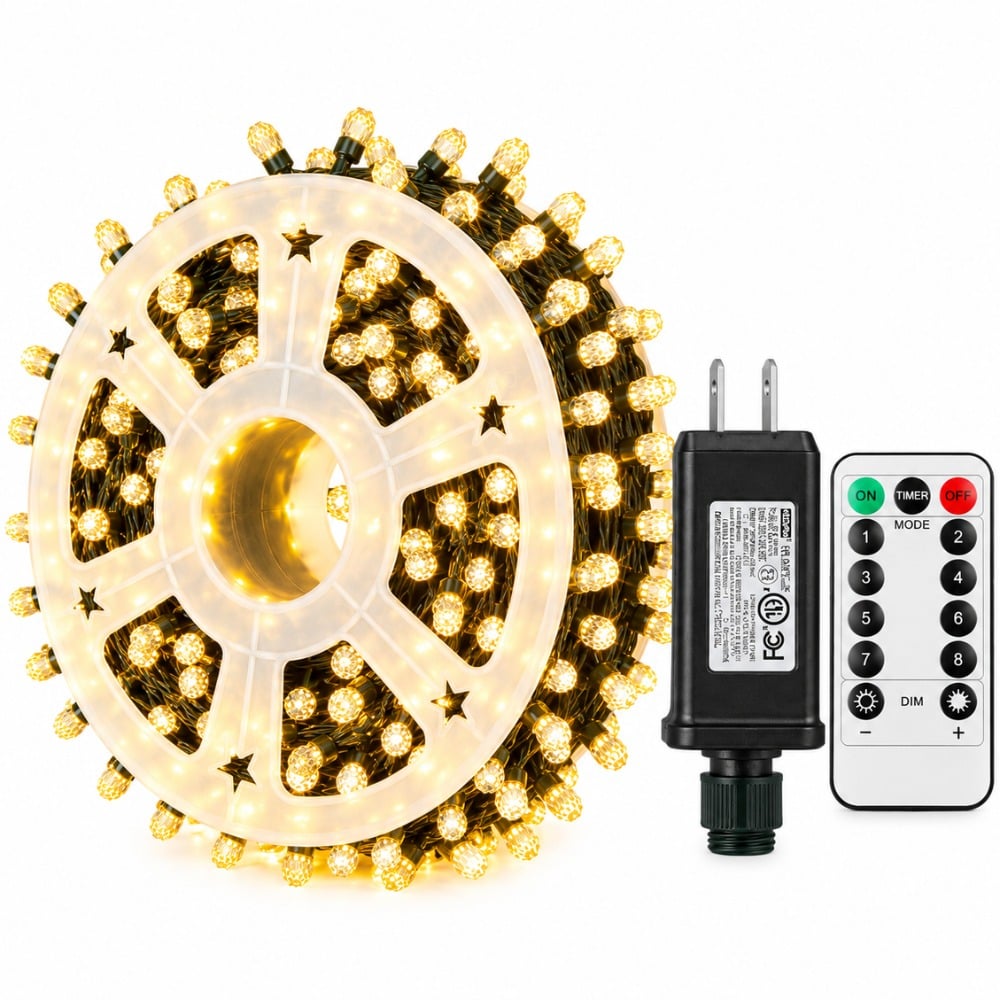 LUCES NAVIDEÑAS MODELO DIAMANTE 50 METROS 300 LED - 3