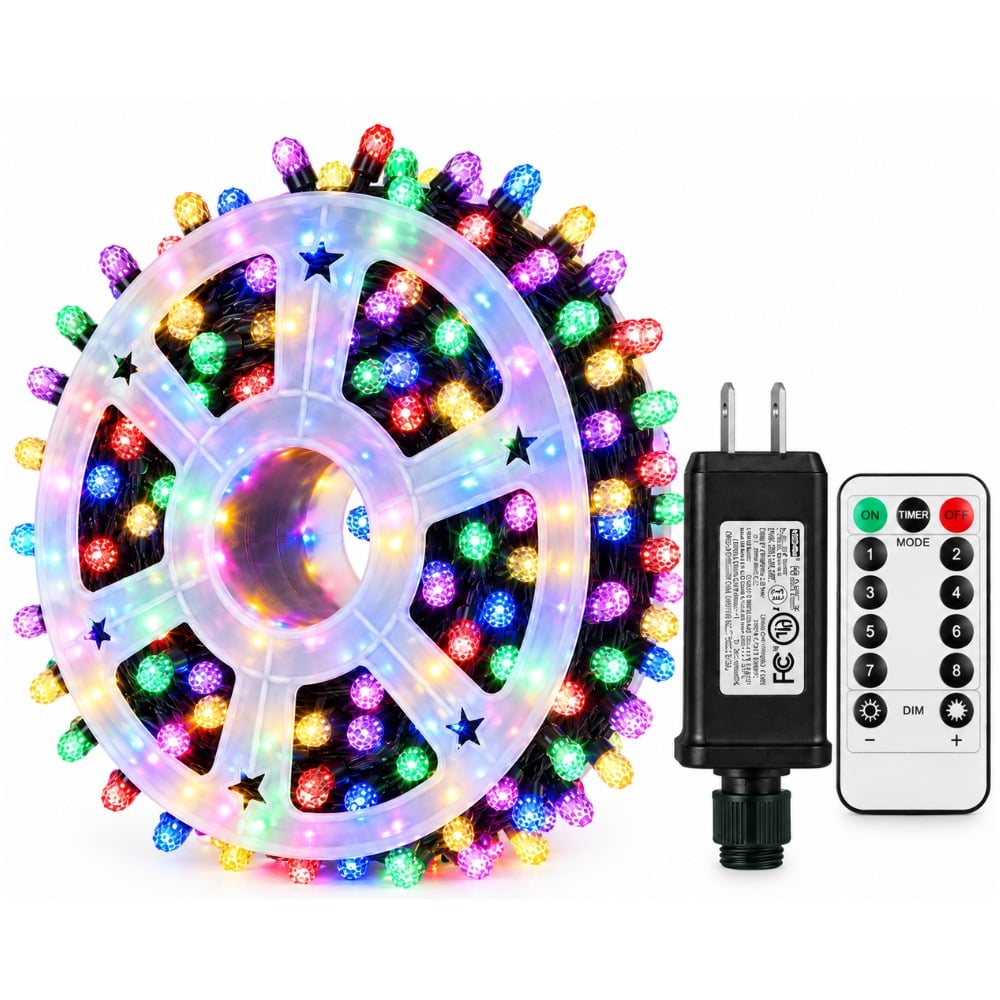LUCES NAVIDEÑAS MODELO DIAMANTE 50 METROS 300 LED
MULTICOLOR - 1