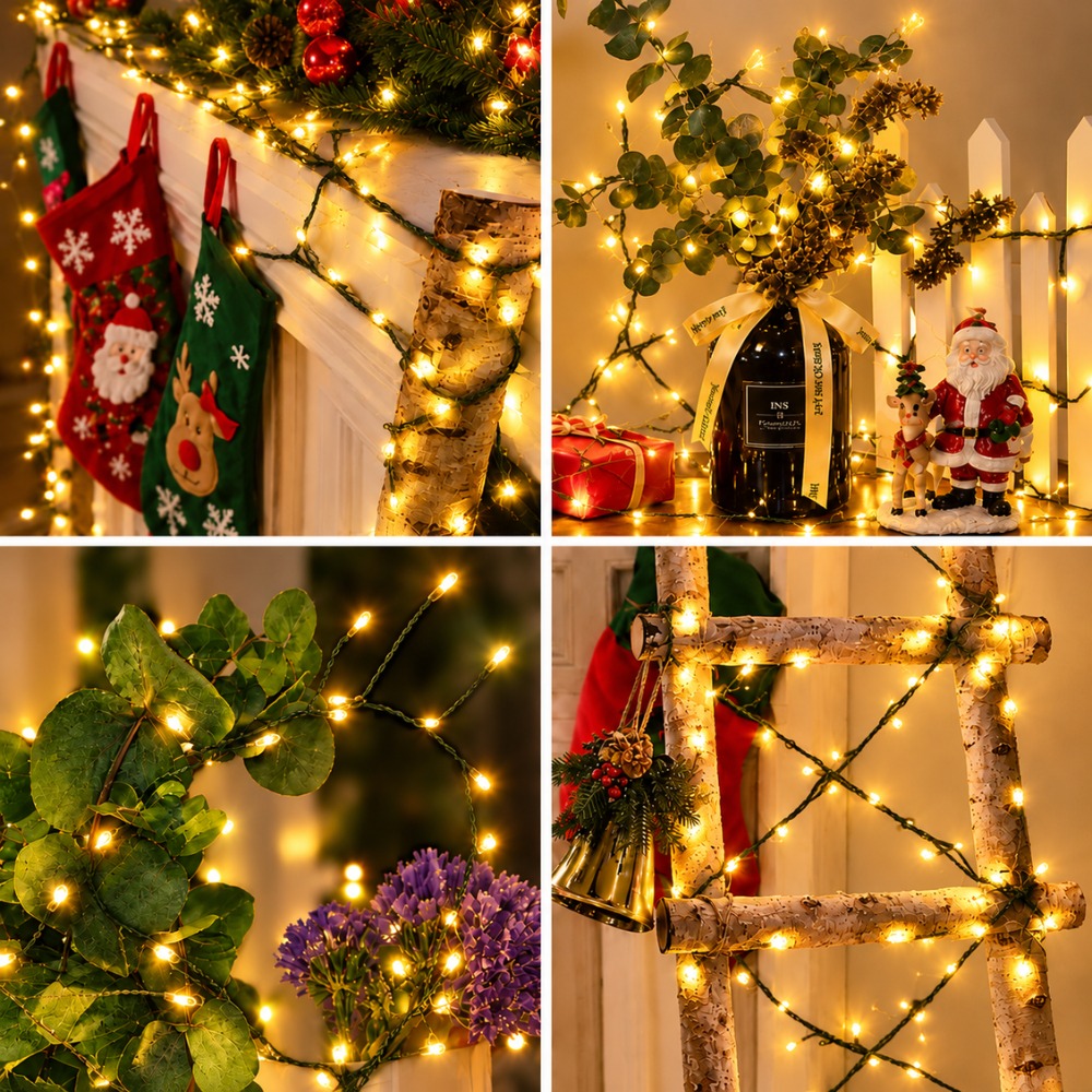 LUCES NAVIDEÑAS HADA ESPIGA 100M CONTROL MULTICOLOR 2000 LED - 4