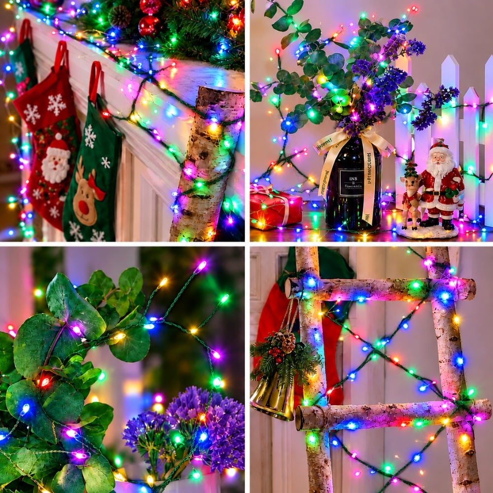 LUCES NAVIDEÑAS HADA ESPIGA 50M CONTROL REMOTO 1000 LED - 5