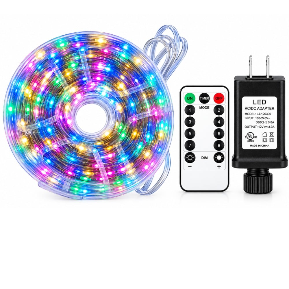 LUCES DE NAVIDAD MULTICOLOR 100 METROS 1000 LED 8 MODOS - 2