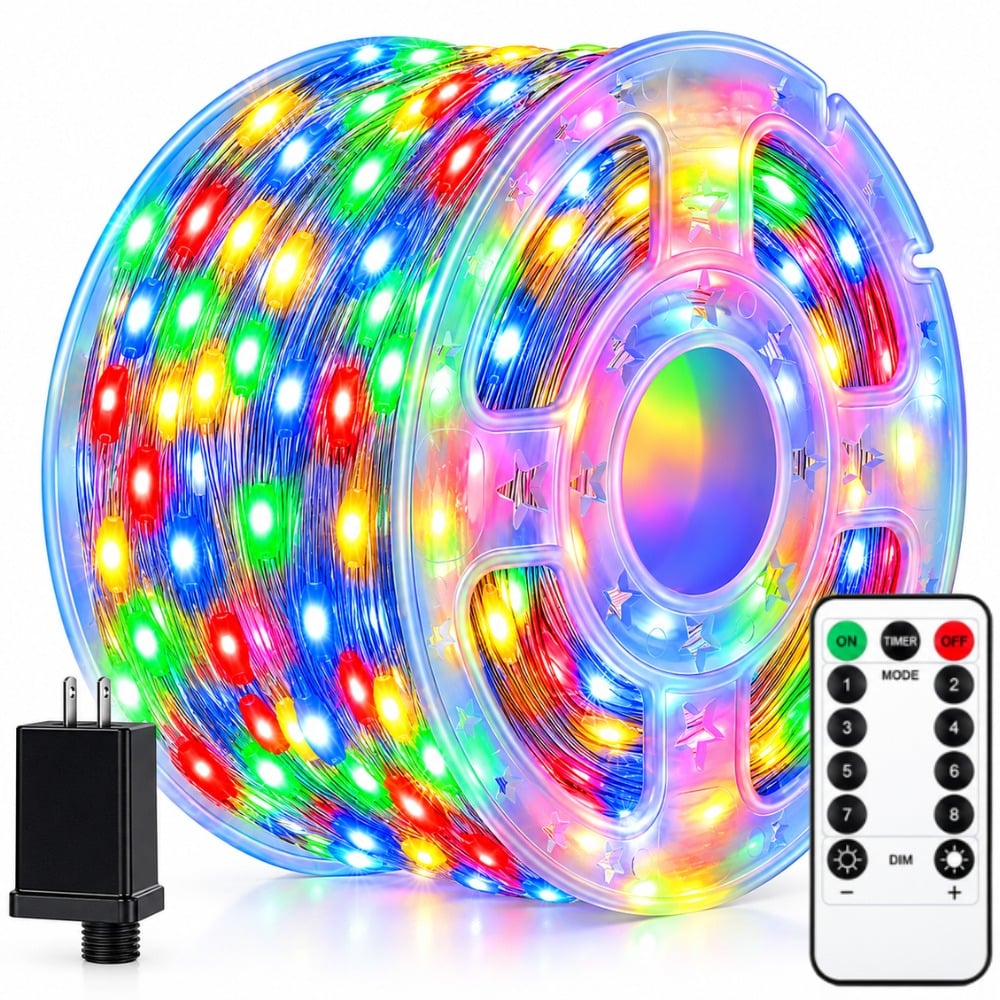 LUCES DE NAVIDAD MULTICOLOR 50 METROS 500 LED 8 MODOS - 1