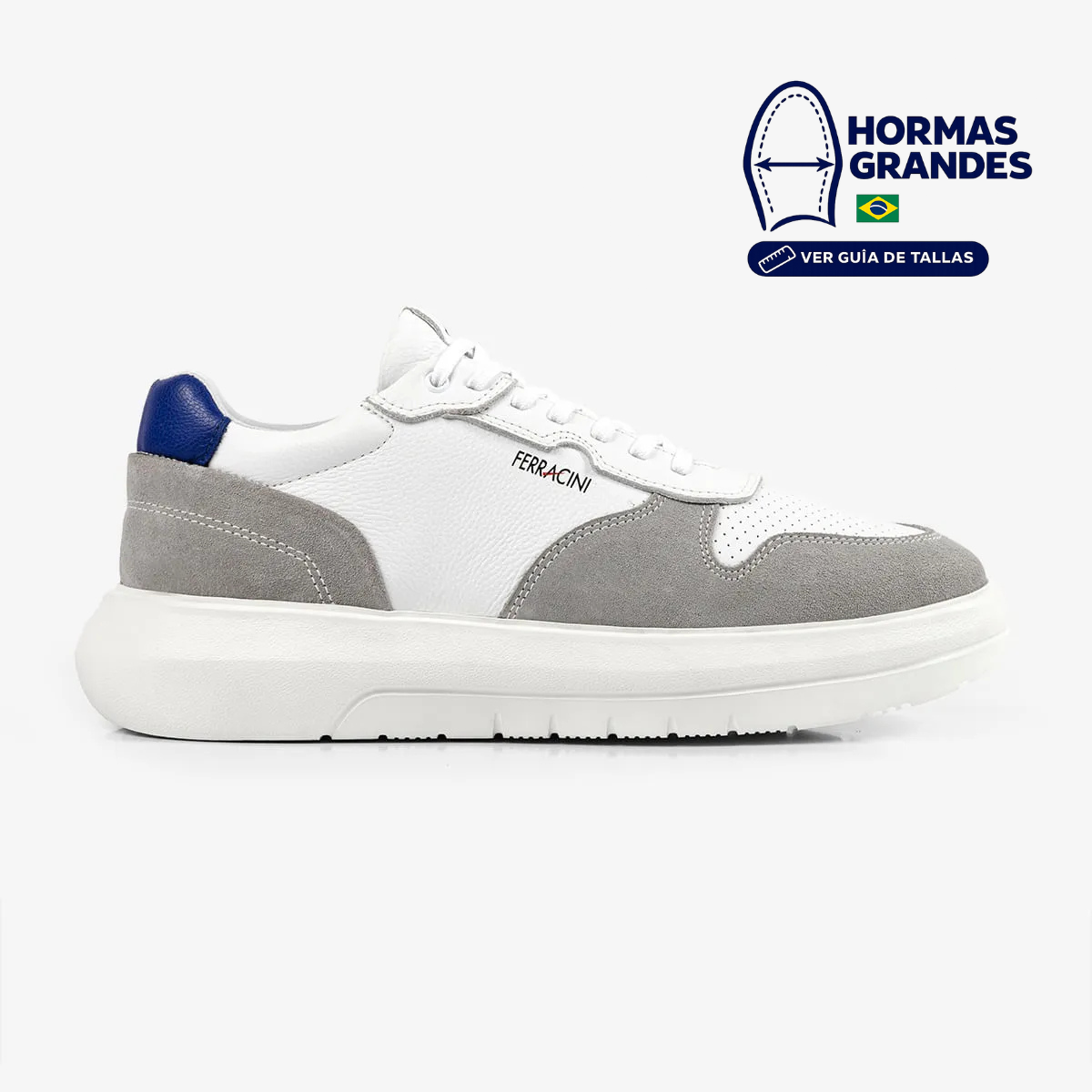 ZAPATILLAS URBANAS DE CUERO HOMBRE ENERGY 8287-695E - 1