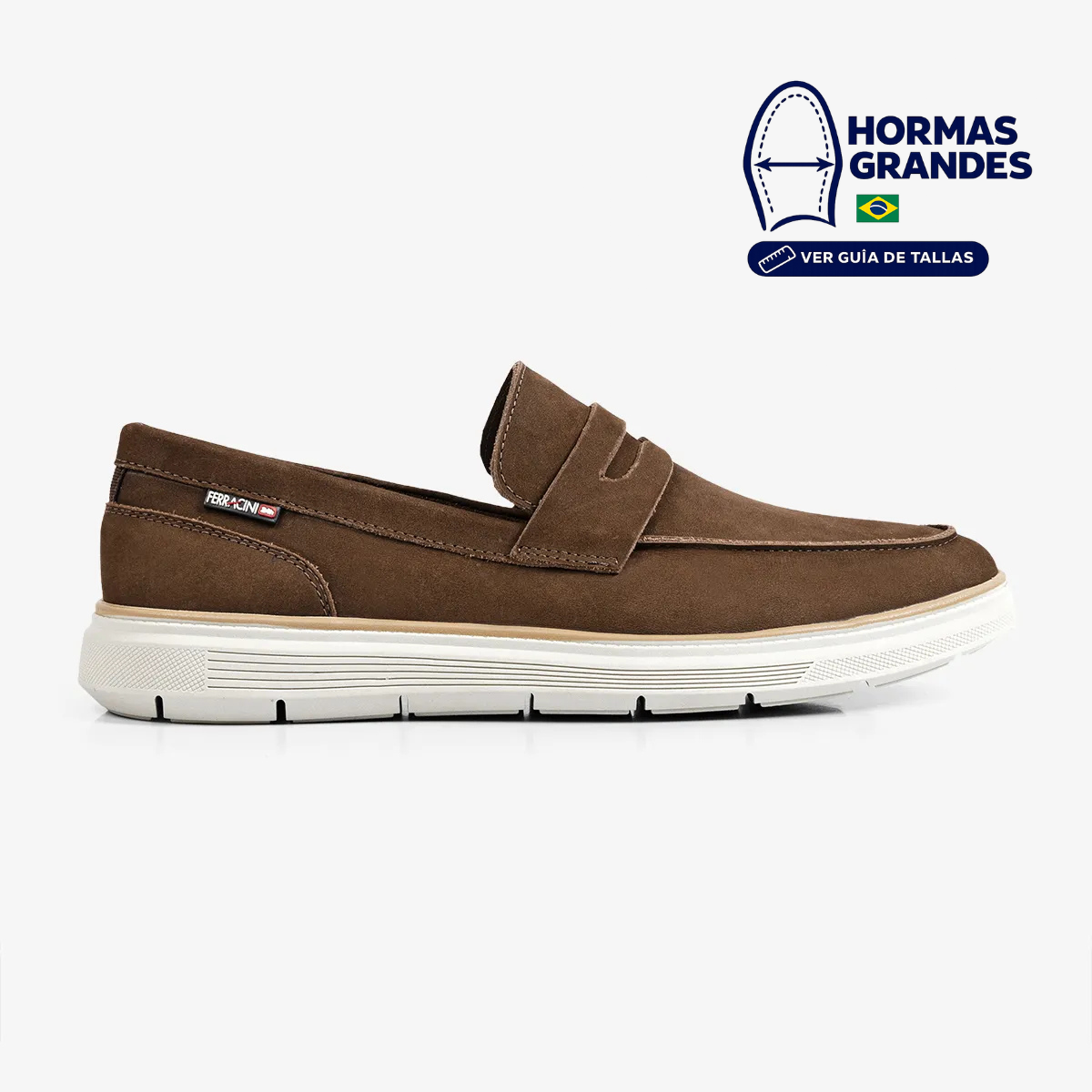 MOCASIN DE CUERO HOMBRE PRISMA 7270-697B - 1