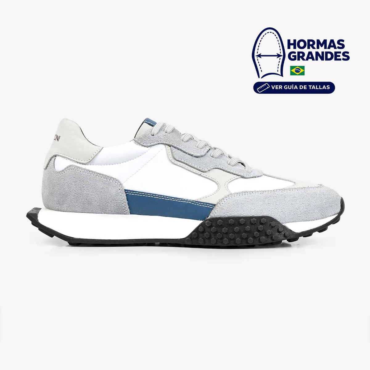 ZAPATILLAS URBANAS DE CUERO HOMBRE RACER 8529-693B - 1