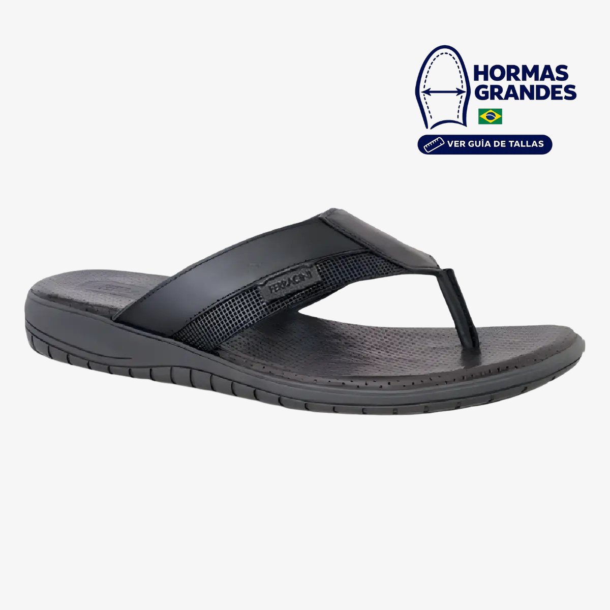 SANDALIAS DE CUERO HOMBRE LANCER 1201-576A - 1