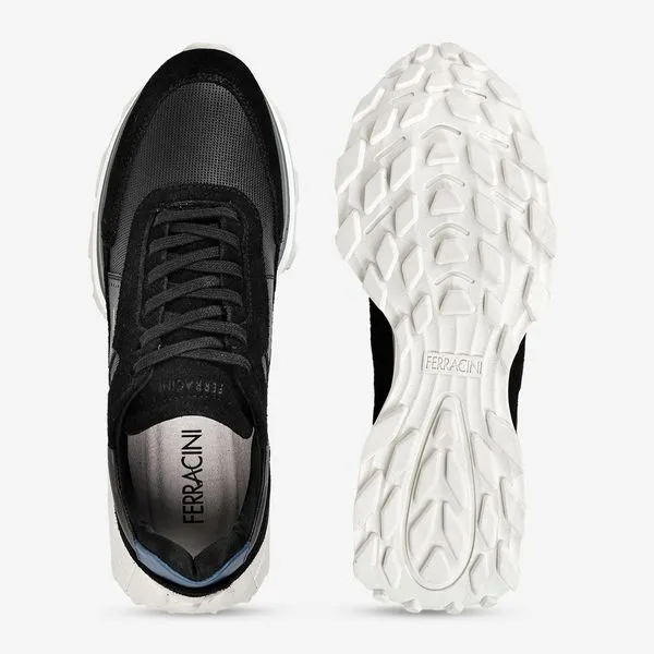 ZAPATILLA URBANA DE CUERO HOMBRE MID NEGRO 9436-718A - 4